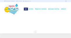 Desktop Screenshot of aguamarazul.com