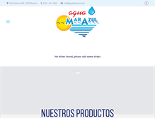 Tablet Screenshot of aguamarazul.com